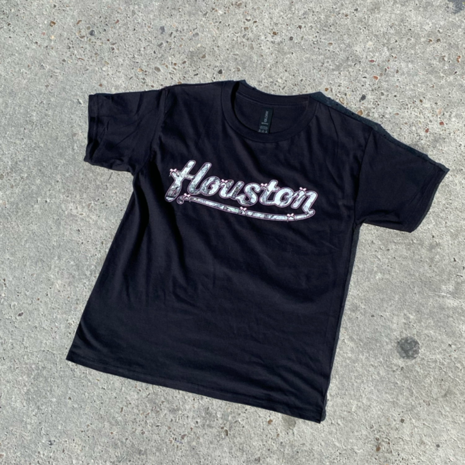 Houston Baby camo Texas bows YOUTH