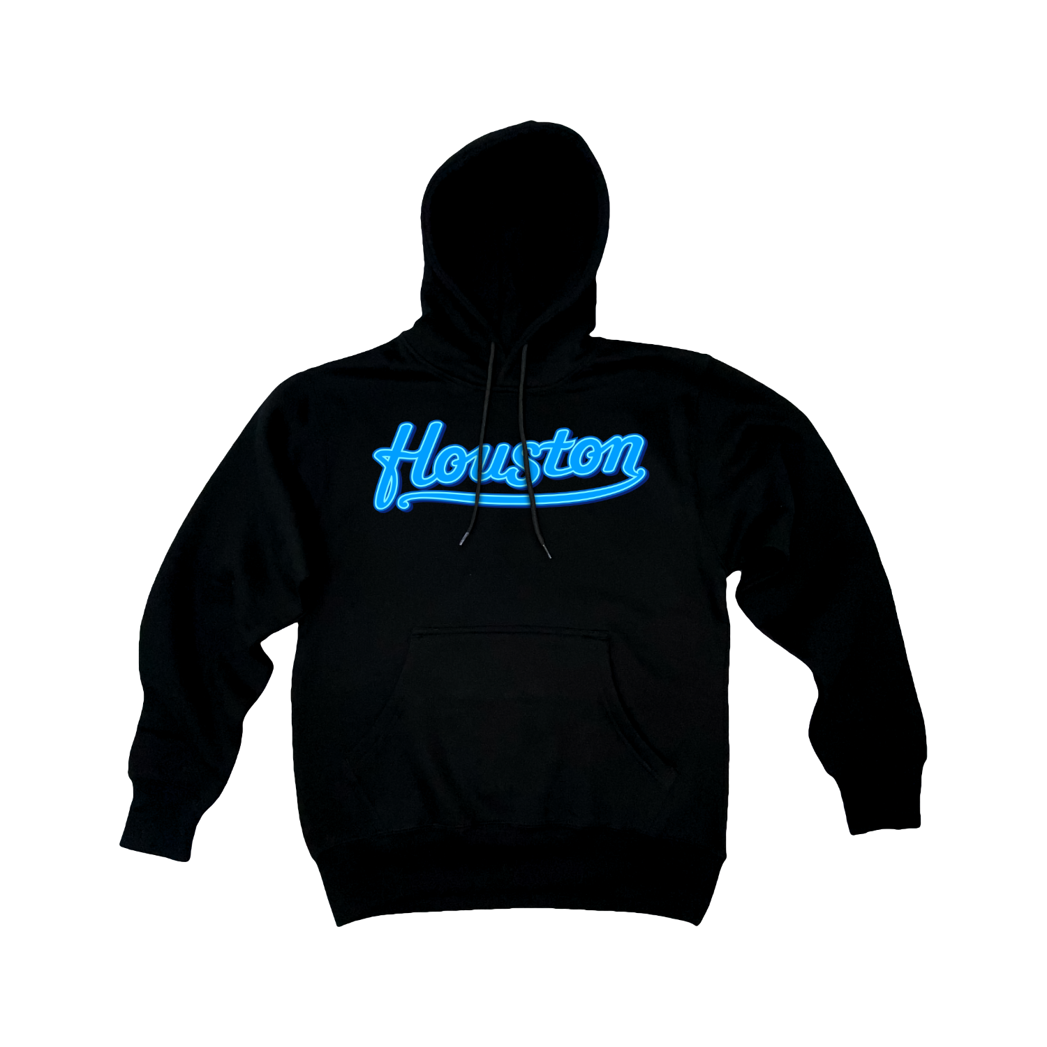 BLUE NEON HOUSTON Astros Hoodie