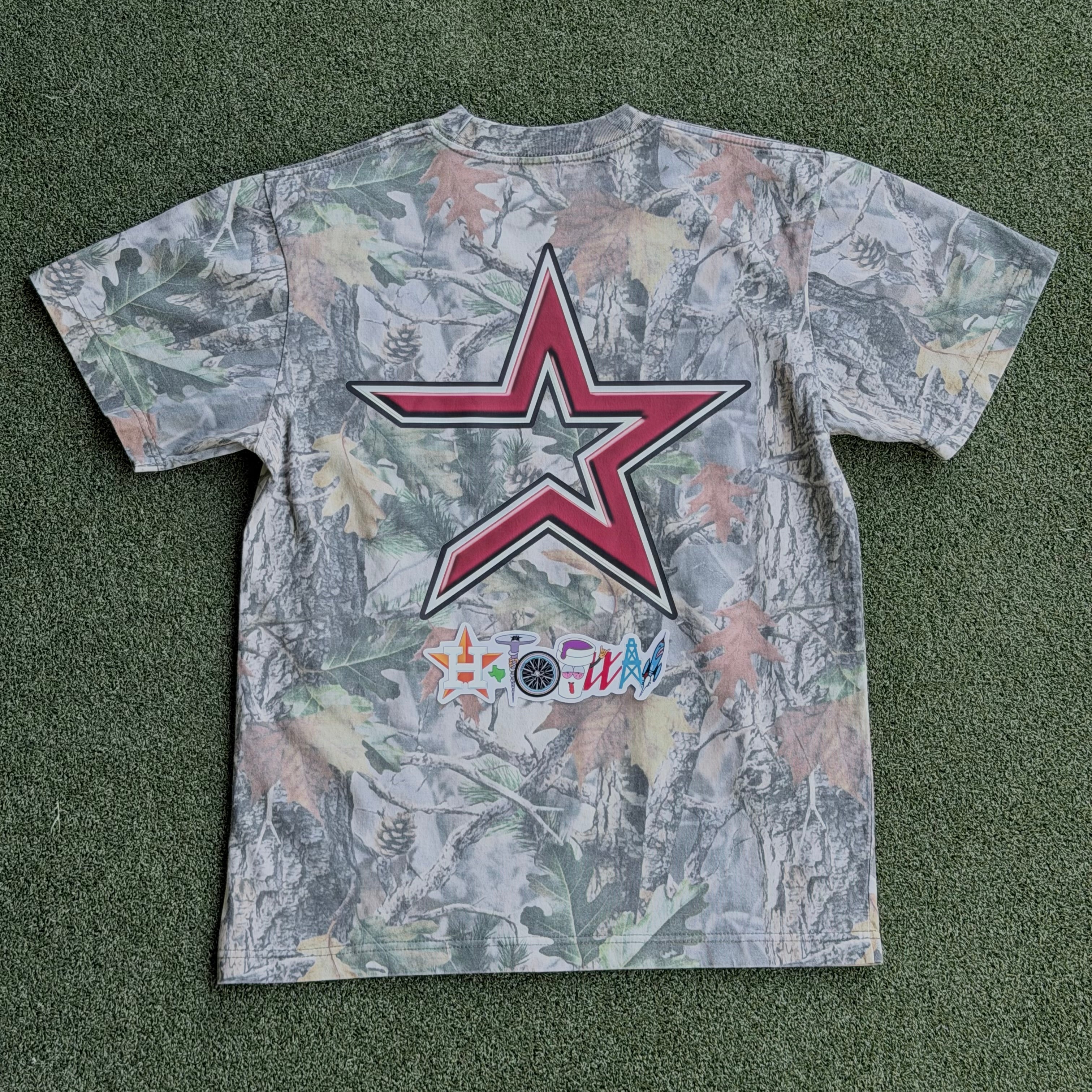 Retro H-Town Y2K Camo Tee