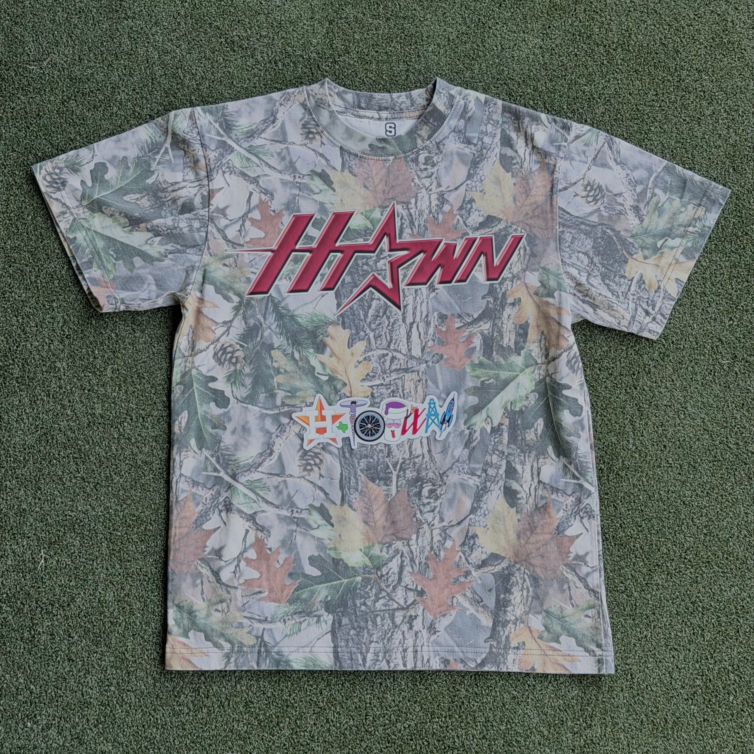 Retro H-Town Y2K Camo Tee