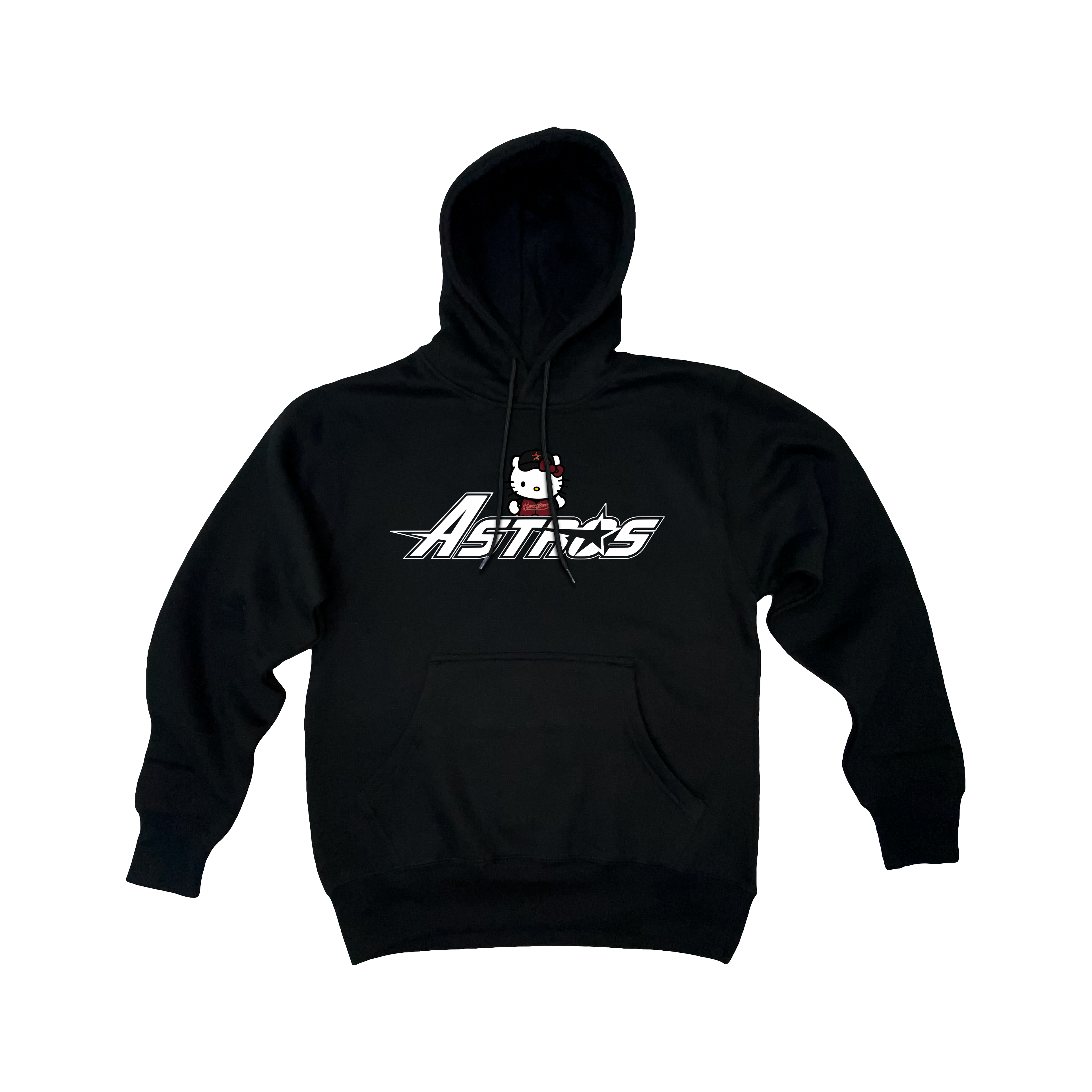 Hello Astros OG Black Hat Hoodie