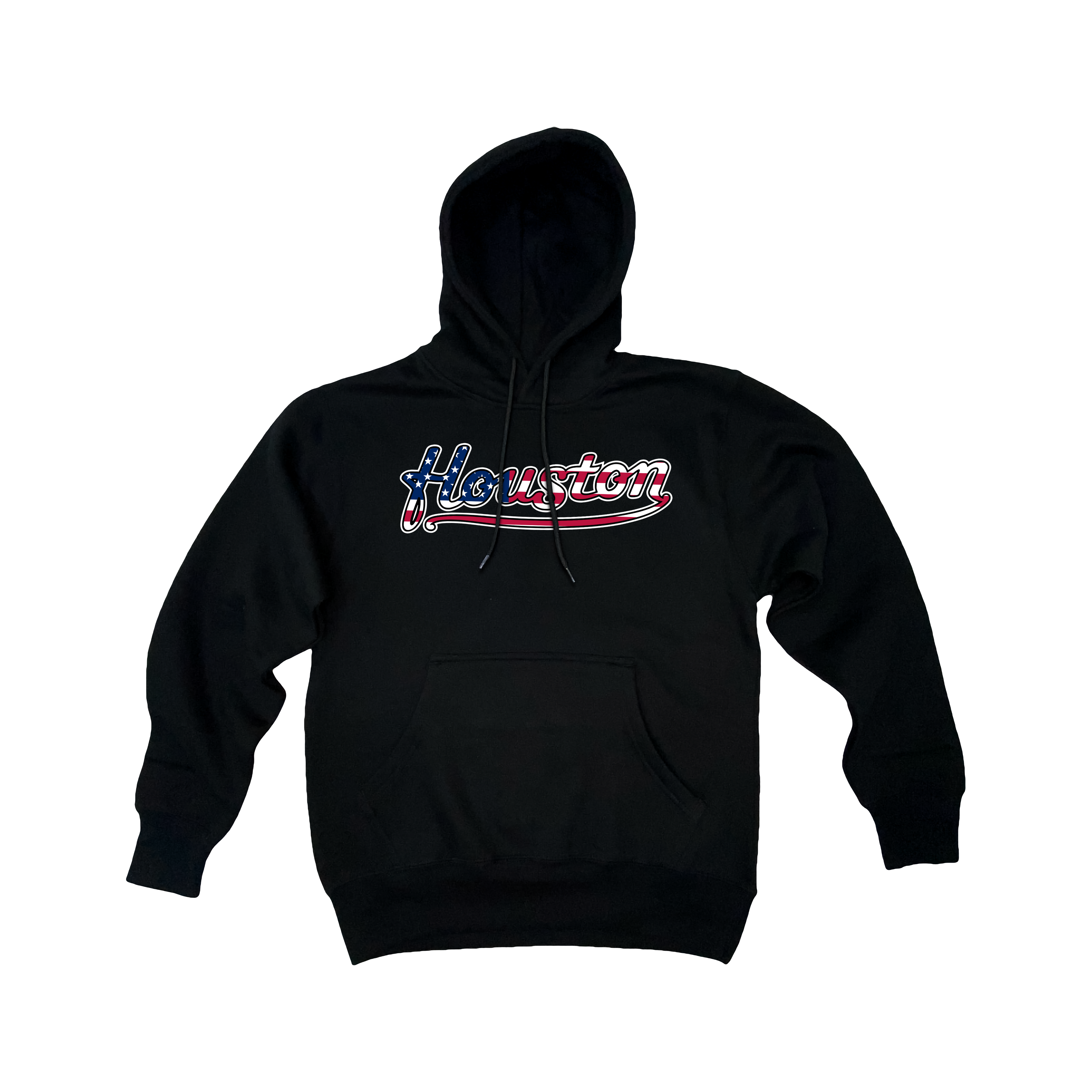 Houston American Flag Hoodie