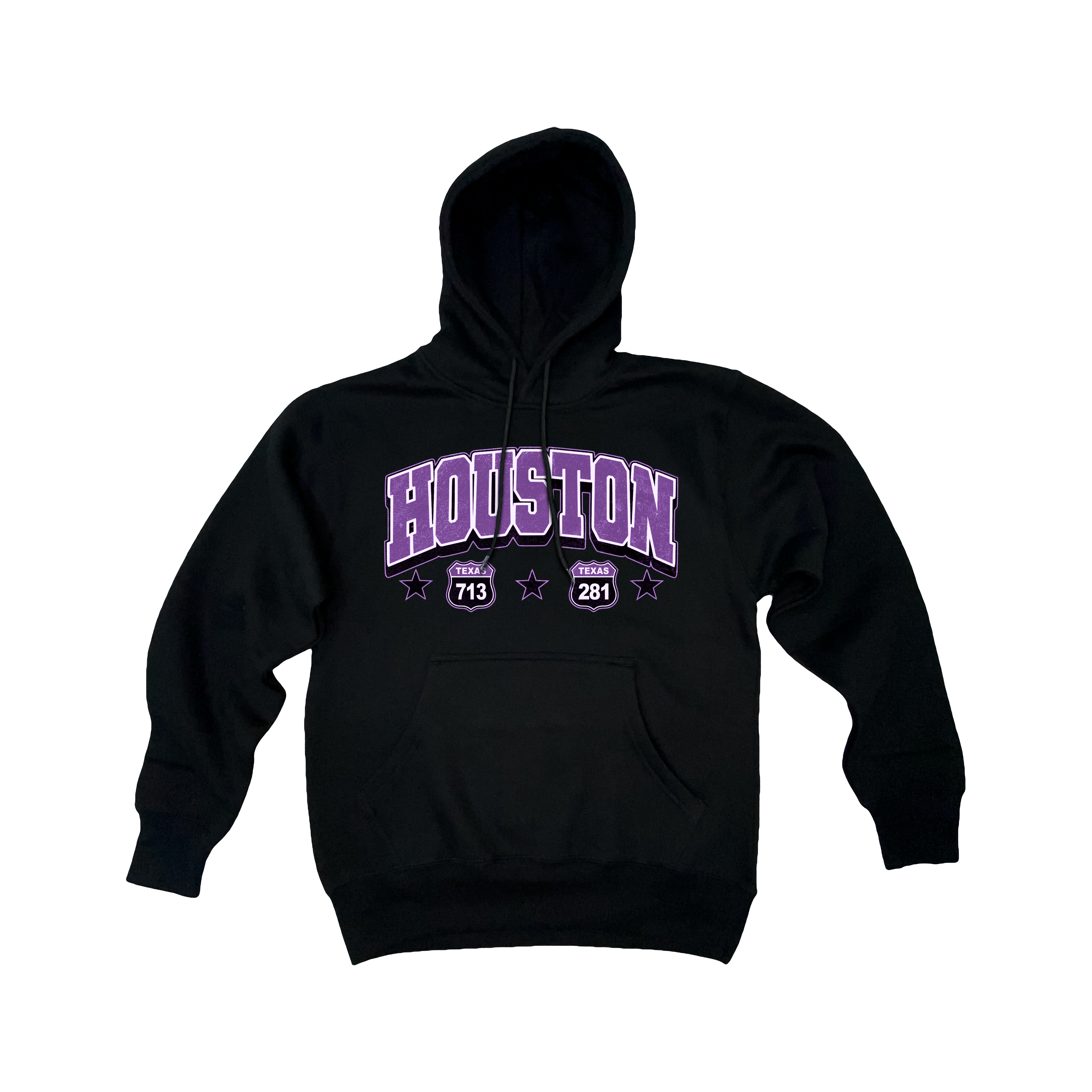 Houston purple 713 Hoodie