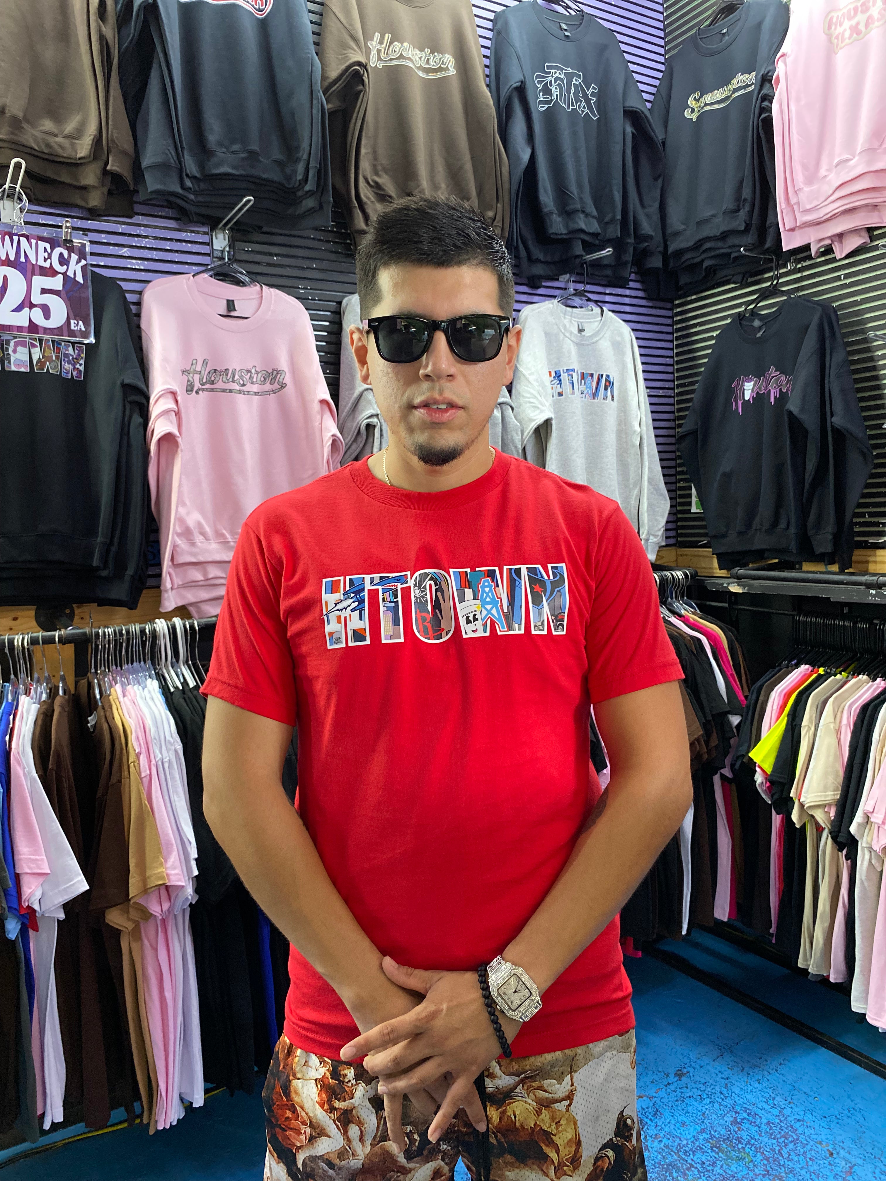 HTOWN Culture V1 Red Tee