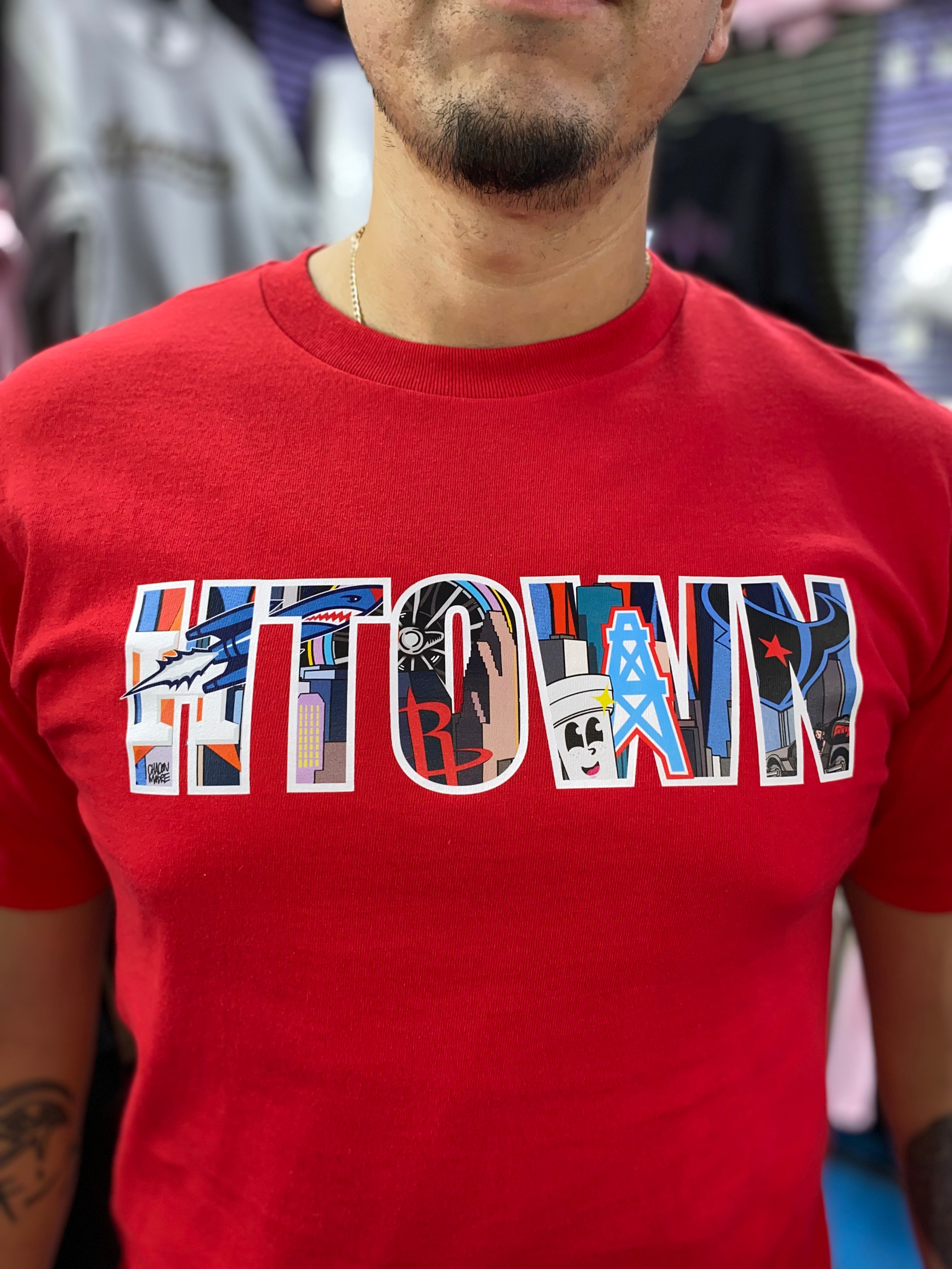HTOWN Culture V1 Red Tee