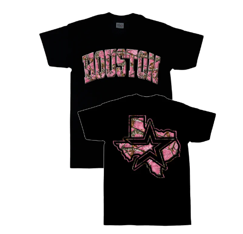PINK CAMO HOUSTON VARSITY