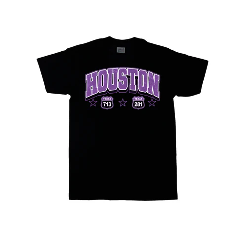 Houston purple 713 Active Tee