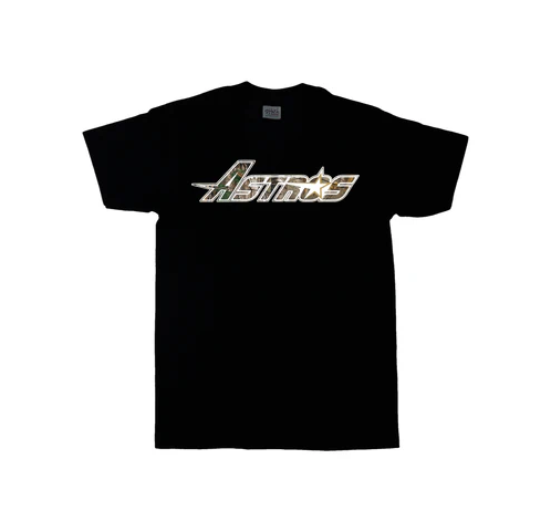 Real Camo Astros Active Tee