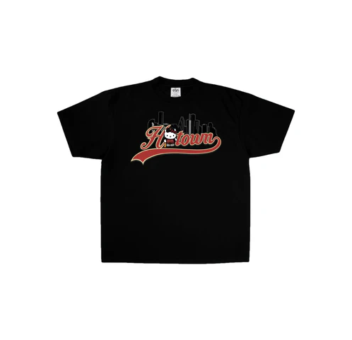 Hello Htown Black hat Oversized