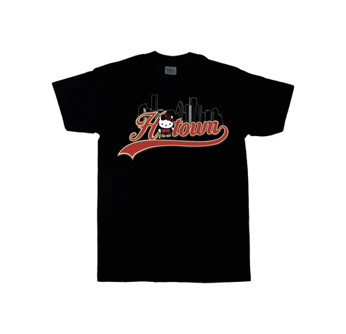 Hello Htown Black hat Active Tee