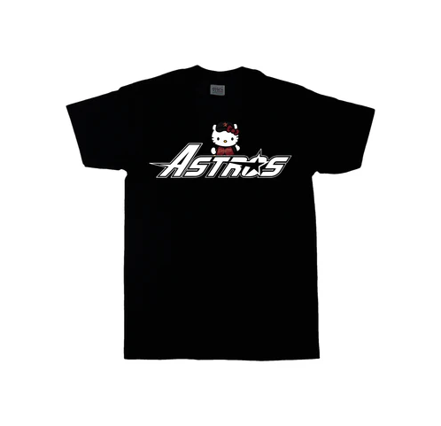 Hello Astros OG Black Hat Active Tee