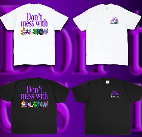 Dont mess with Houston purple oversized