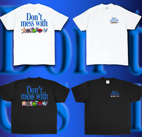 Dont mess with Houston blue oversized