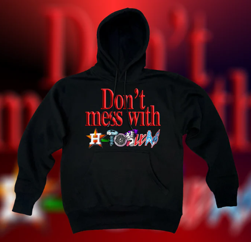 dont mess with red htown hoodie