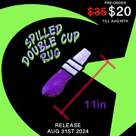 SPILLED DOUBLE CUP 11in Rug [Aug 31st Release]