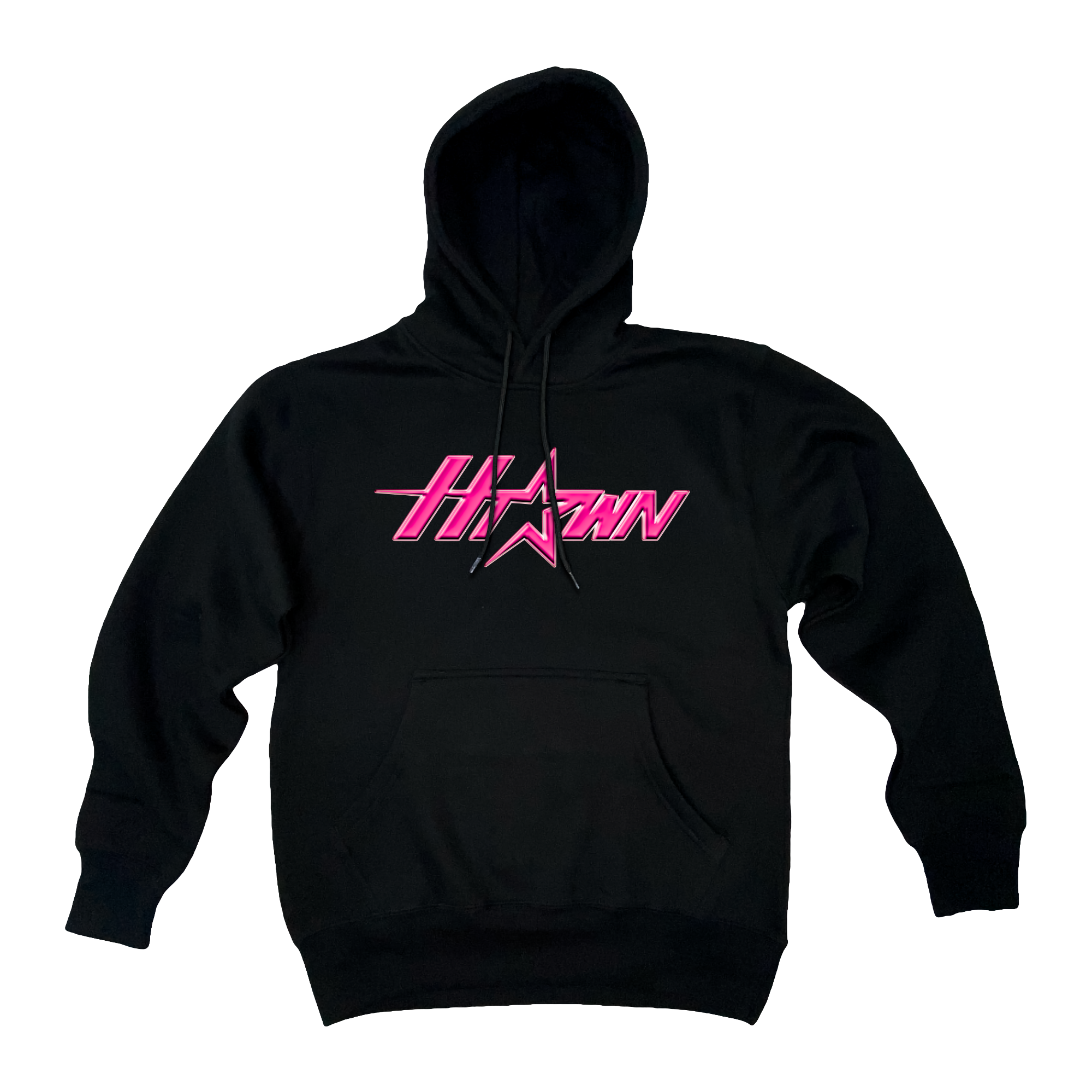 Y2K Pink Chrome Htown Hoodie