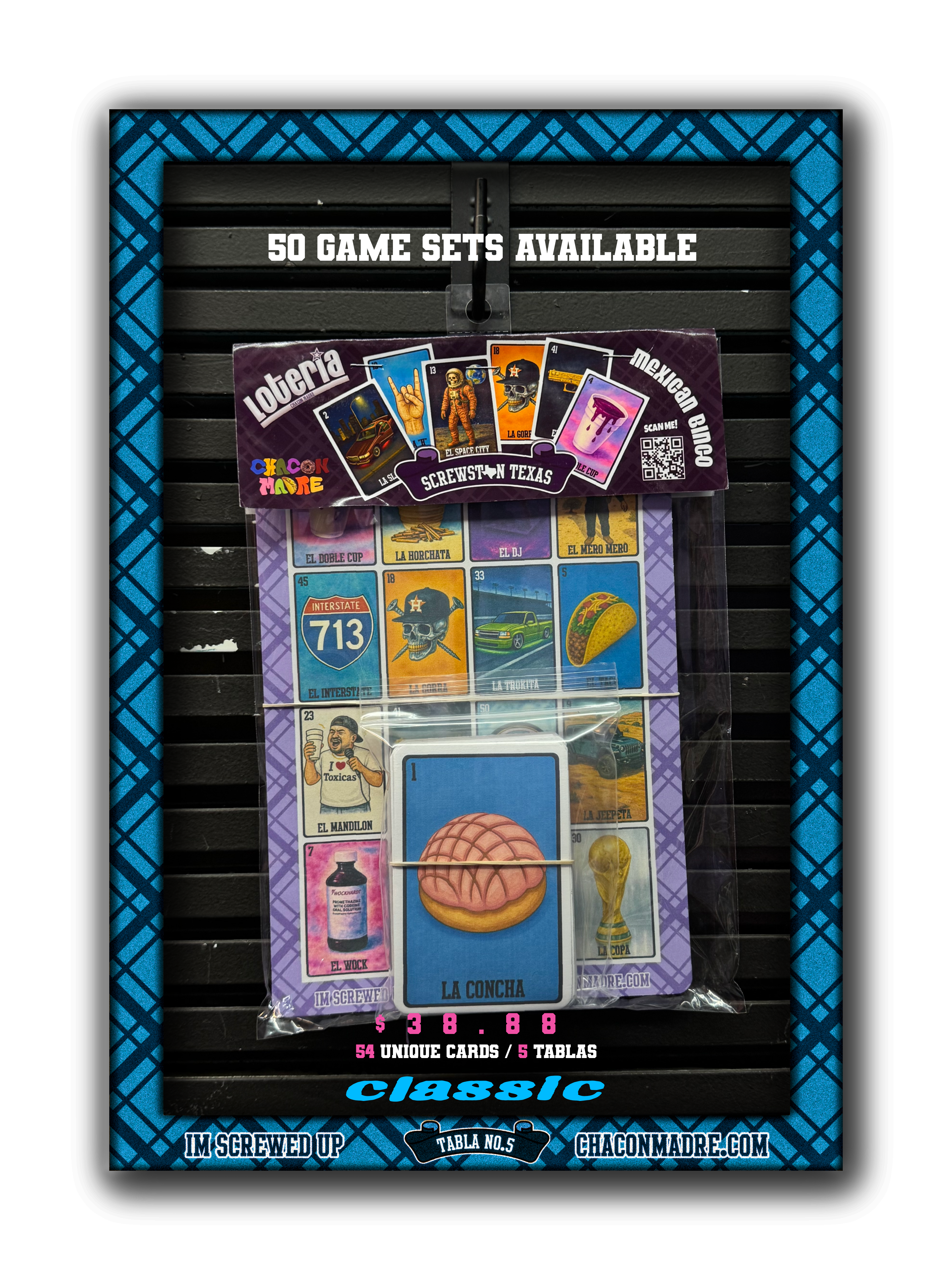 1 Screwston Loteria (5 Tablas)  Classic Game set