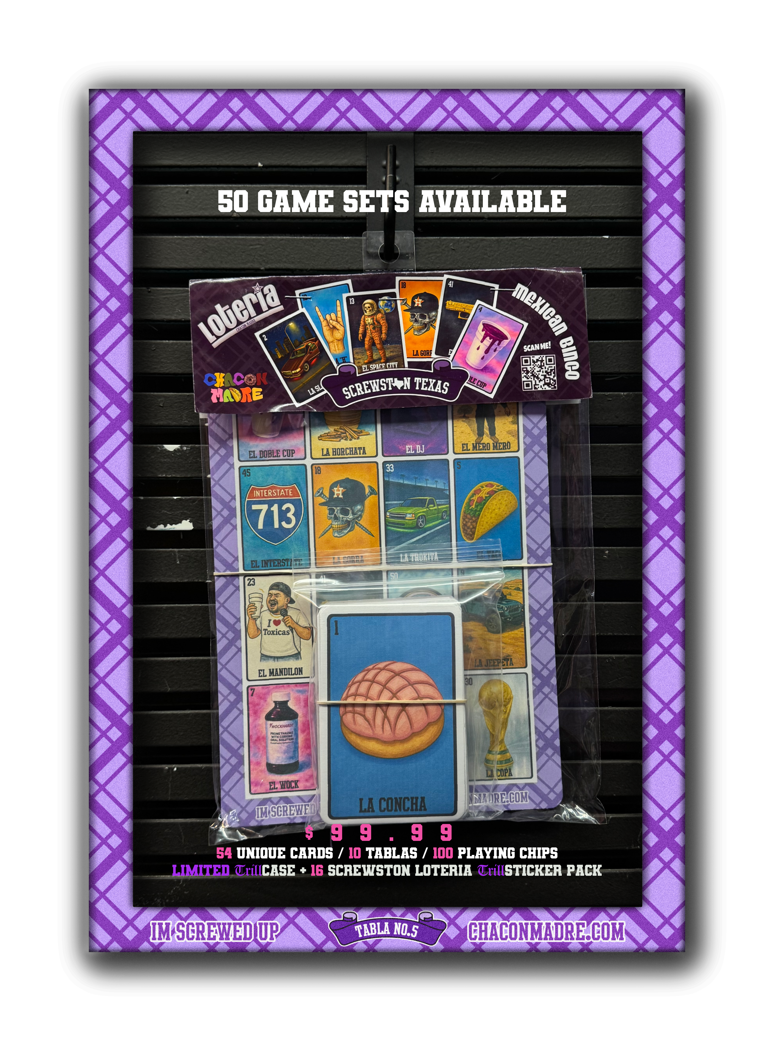 1 Screwston Loteria (Deluxe) Game set