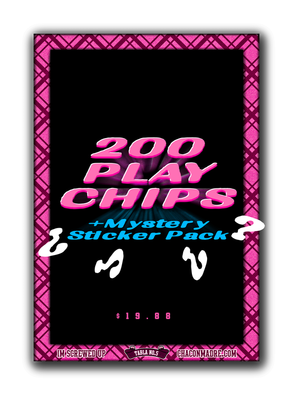 200 Screwston Loteria Play Chips